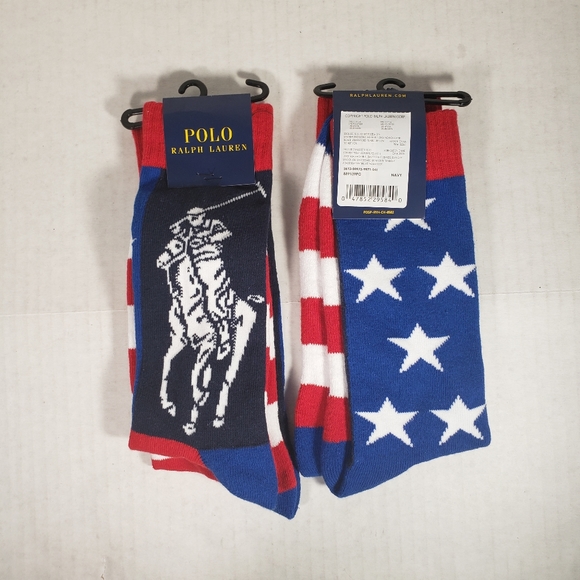NWT Men's Ralph Lauren Polo 1 Pair Socks - Picture 2 of 4